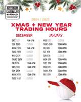 * Holiday Season Trading Hours