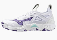 Mizuno Momoentum 3 - White / Violet Indigo